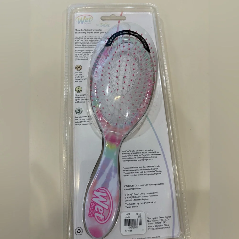 Wet Rainbow Detangler Brush